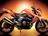 Пазлы онлайн. Пазл №771: Оранжевый мотоцикл